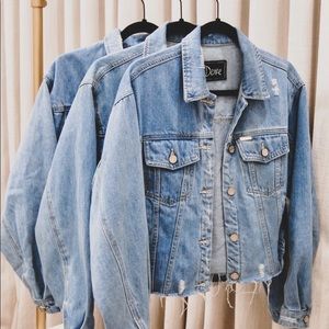 Detre cropped denim jacket